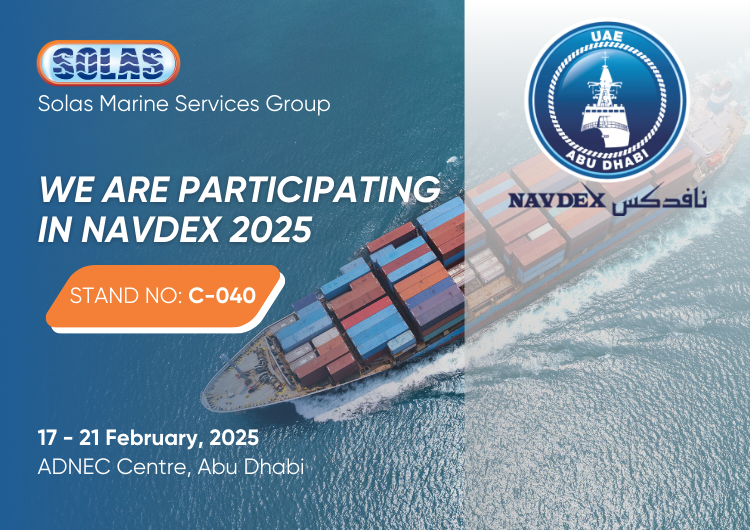 details of solas marine services group participating in navdex 2025
